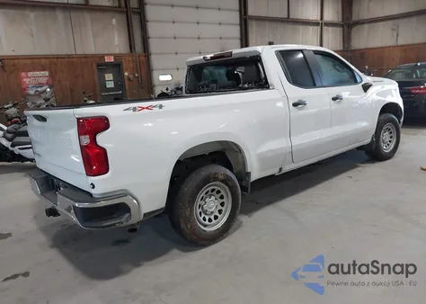 2024 Chevrolet Silverado 1500 4Wd Standard Bed Wt z USA, uszkodzony, nr VIN 1GCRDAEK8RZ215758